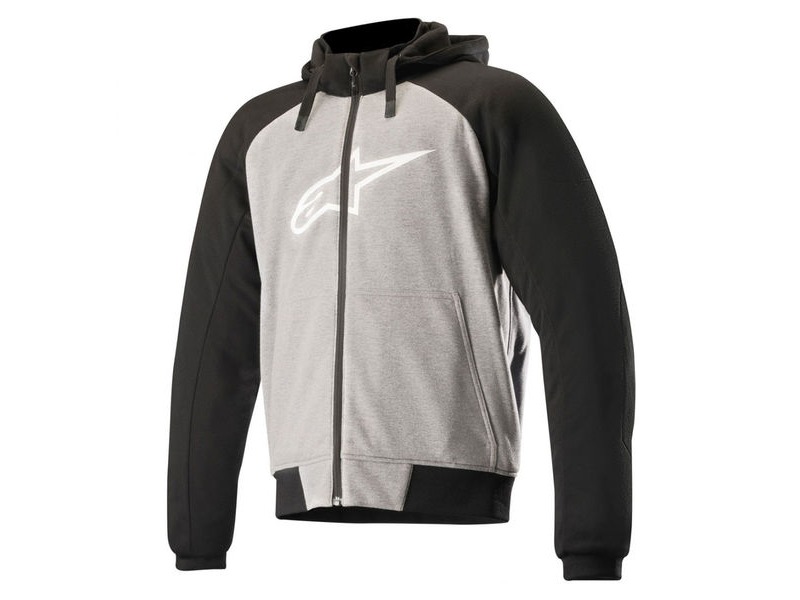 ALPINESTARS Chrome Sport Hoodie Melange Gray Black click to zoom image