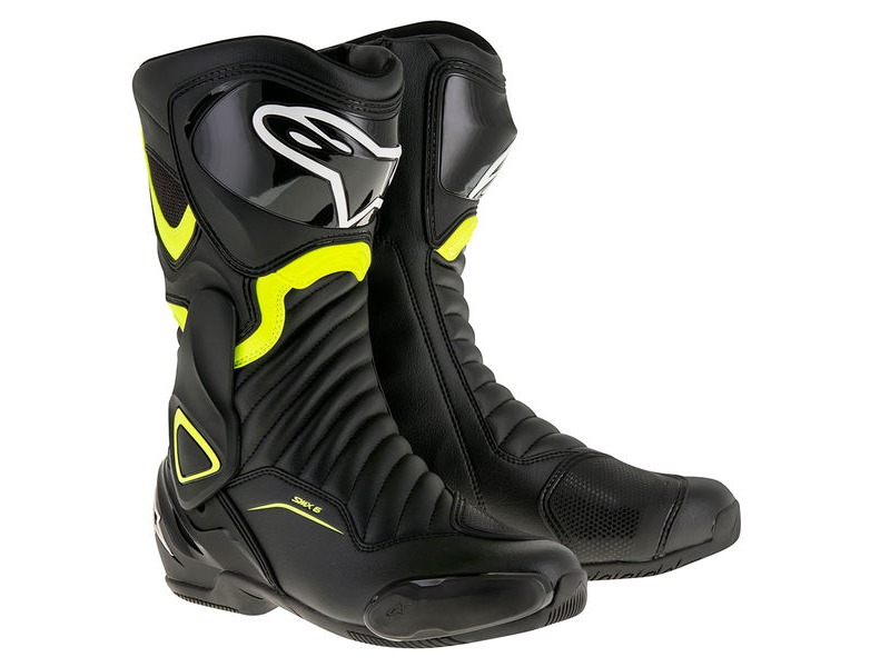 ALPINESTARS Smx-6 V2 Black Yellow Fluo click to zoom image