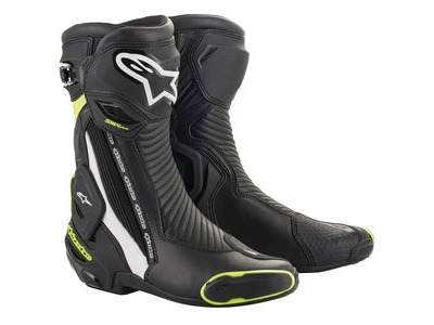 ALPINESTARS Smx Plus V2 Boots Blk/W/Yell/Fluo