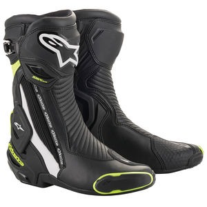 ALPINESTARS Smx Plus V2 Boots Blk/W/Yell/Fluo 