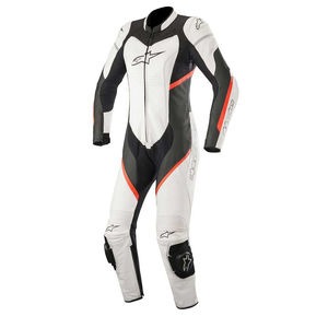 ALPINESTARS Stella Kira 1Pc Leather Suit Black White Red Fluo 