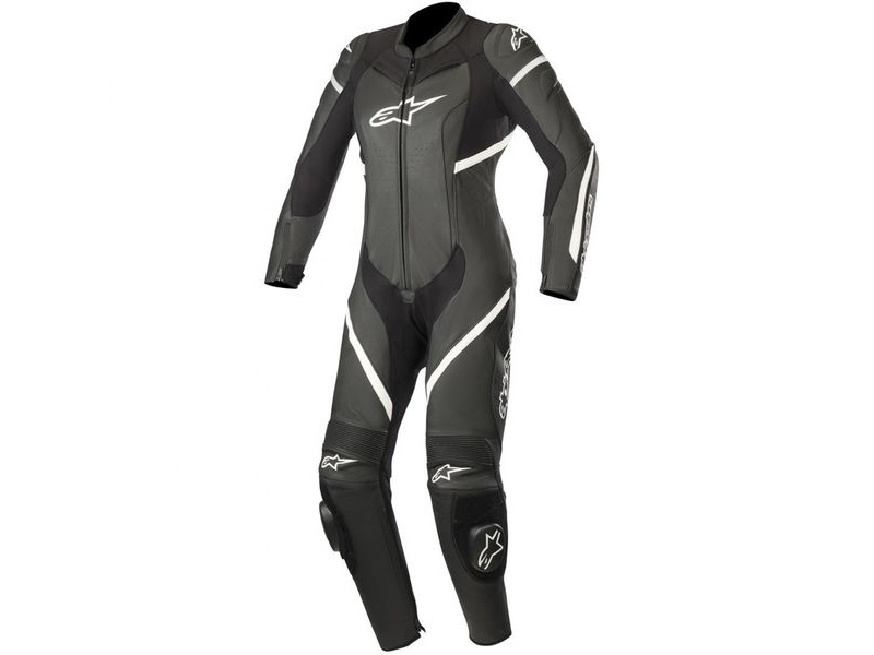 ALPINESTARS Stella Kira 1Pc Leather Suit Black White click to zoom image