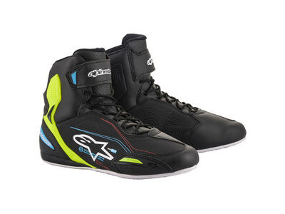 ALPINESTARS Faster-3 Shoes Blk/Yel/Blu