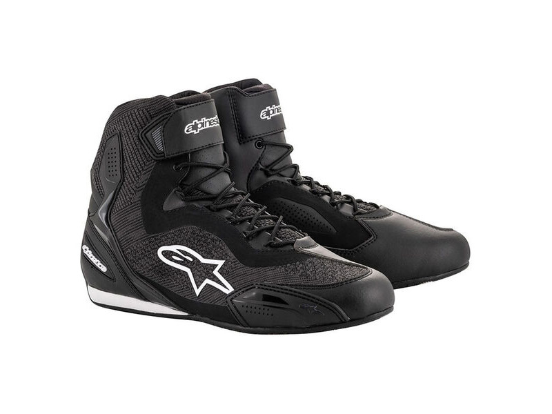 ALPINESTARS Faster 3 Rideknit Shoes Black/White click to zoom image