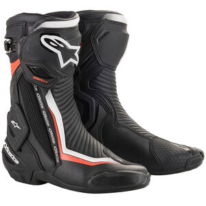 ALPINESTARS Smx Plus V2 Boots Blk/Red/Flu/Gry 