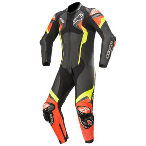 ALPINESTARS Atem v4 Leather 1 Pc Blk/Red/Flu/Yel 