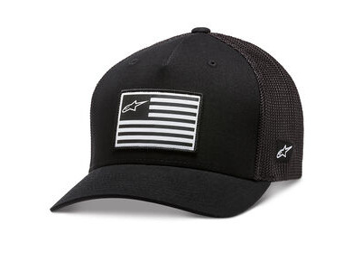 ALPINESTARS Flag Snapback Hat Black Black