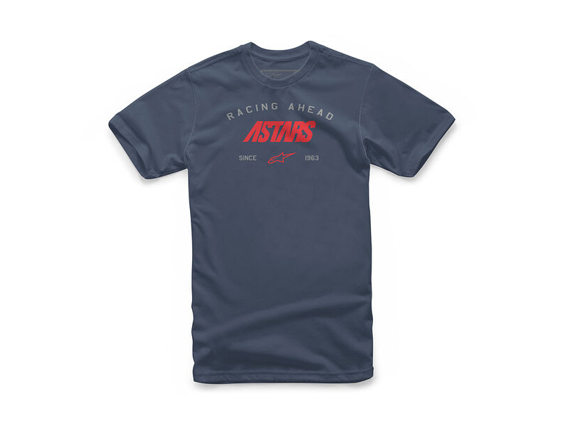 ALPINESTARS Lockup Tee Navy click to zoom image