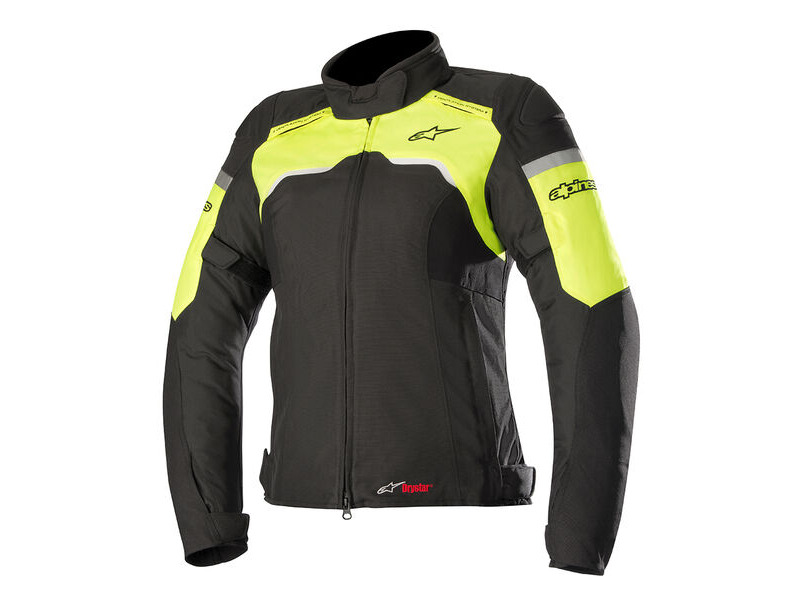 ALPINESTARS Stella Hyper Drystar Jacket Black Yellow Fluo click to zoom image