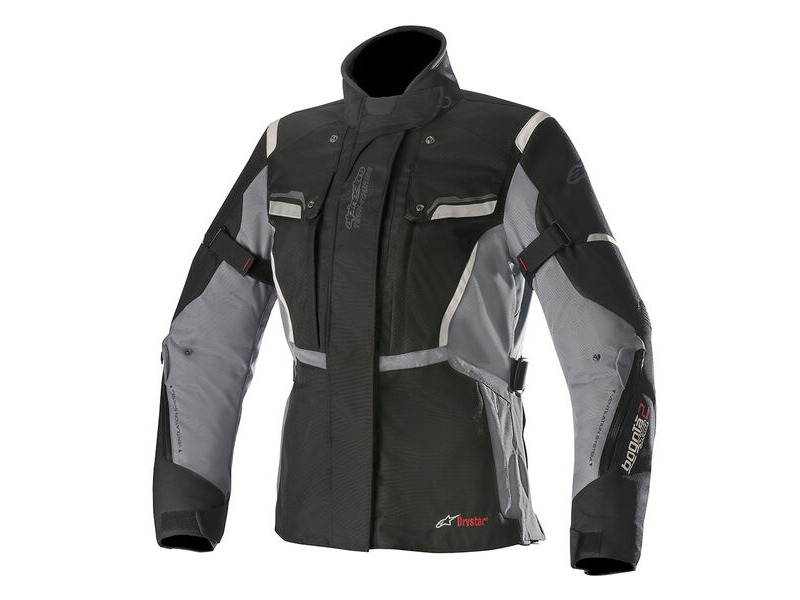 ALPINESTARS Stella Bogota V2 Drystar Jacket Black Dark Grey click to zoom image