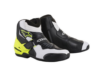 ALPINESTARS SMX-1 R Black White Yellow Fluo