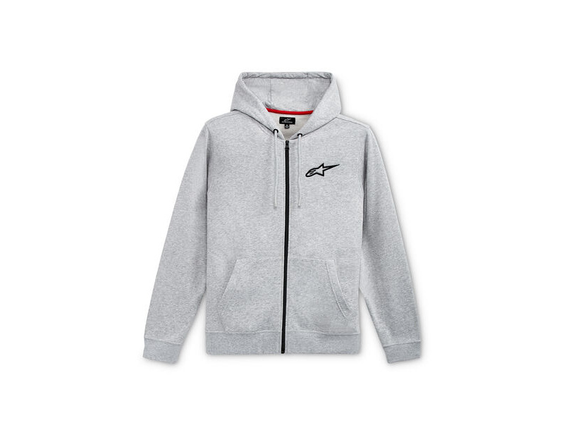 ALPINESTARS Ageless Chest Hoodie Grey Heather Black click to zoom image