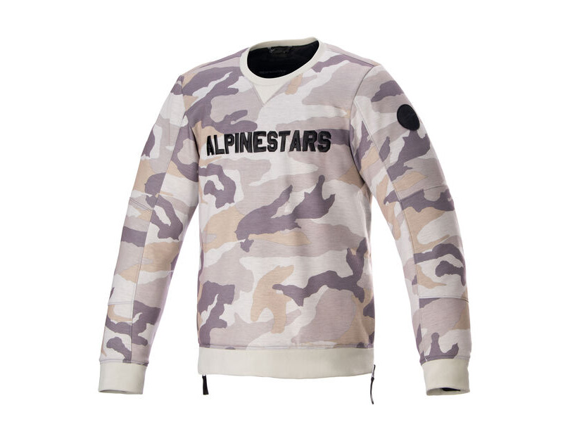 ALPINESTARS Legit Crew Fleece Light Grey Camo click to zoom image