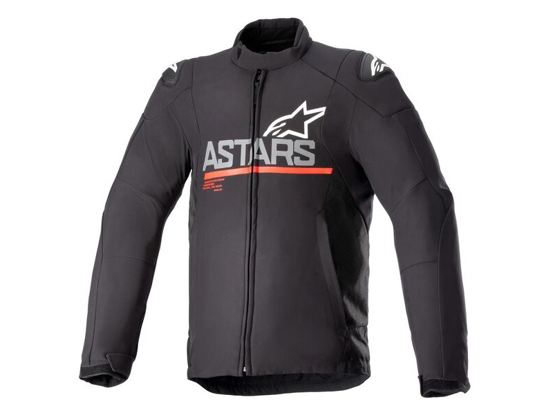 ALPINESTARS Alpine SMX Waterproof Jacket Black Dark Grey Bright Red click to zoom image