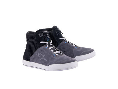 ALPINESTARS Chrome Air Shoes Black Cool Grey Blue