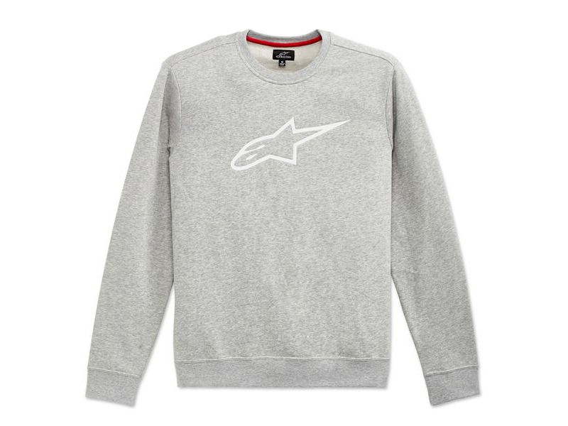 ALPINESTARS Ageless Crew Fleece Grey Heather/White click to zoom image