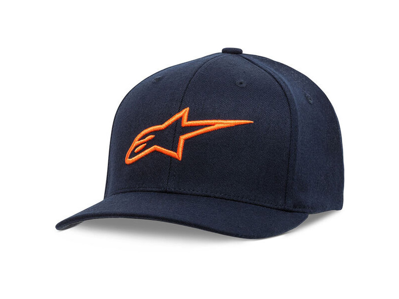 ALPINESTARS Ageless Curve Hat Navy Orange click to zoom image