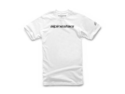 ALPINESTARS Linear Wordmark Tee White Black