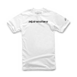 ALPINESTARS Linear Wordmark Tee White Black 