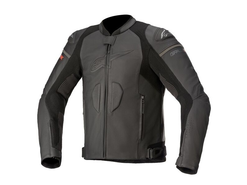 ALPINESTARS GP Plus R V3 Rideknit Leather Jkt Blk/Blk click to zoom image