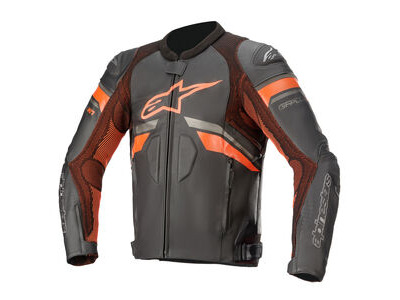 ALPINESTARS GP Plus R V3 Rideknit Leather Jkt Black/Red/Fluo