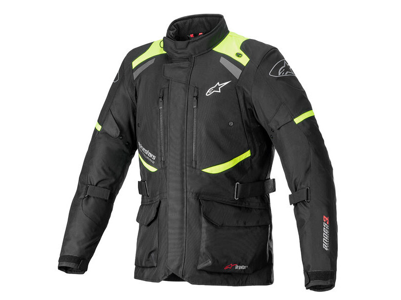 ALPINESTARS Andes V3 Drystar Jacket Black Yellow Fluo click to zoom image