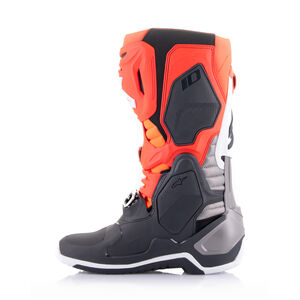 ALPINESTARS Tech 10 - Black Red Fluo Orange Fluo Wht click to zoom image