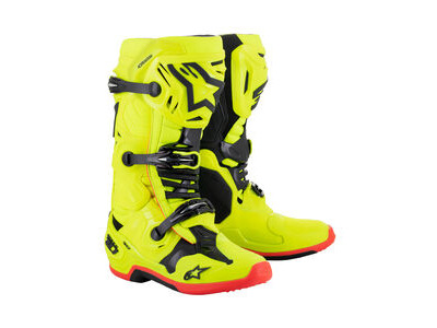 ALPINESTARS Tech 10 - Yellow Fluo Black Red Fluo