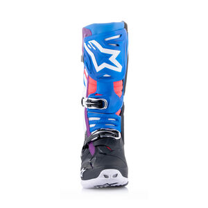 ALPINESTARS Tech 10 Supervented - Black Enamel Blue Purple White click to zoom image