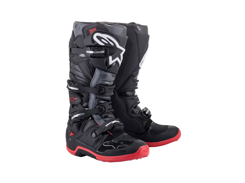 ALPINESTARS Tech 7 - Black Cool Gray Red click to zoom image