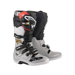 ALPINESTARS Tech 7 - Black Silver White Gold 