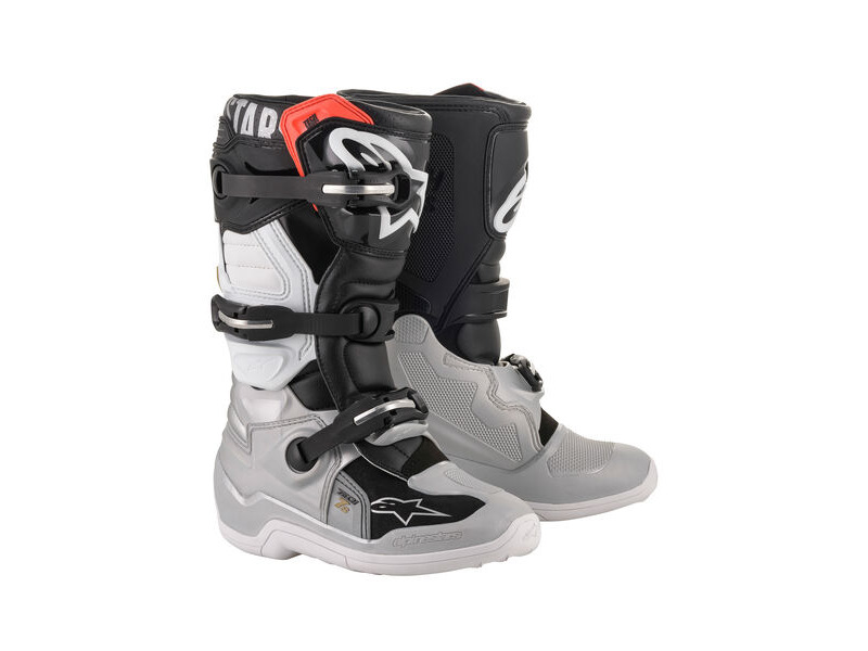 ALPINESTARS Tech 7S Youth - Black Silver White Gold click to zoom image