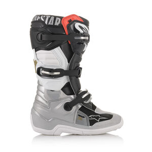 ALPINESTARS Tech 7S Youth - Black Silver White Gold click to zoom image