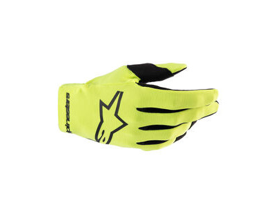 ALPINESTARS Youth Radar Gloves - Yellow Fluo / Black