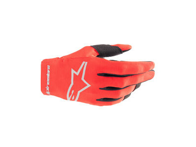 ALPINESTARS Youth Radar Gloves - Mars Red / Silver