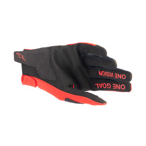 ALPINESTARS Youth Radar Gloves - Mars Red / Silver click to zoom image