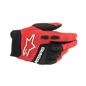 ALPINESTARS Youth & Kids Full Bore Gloves - Bright Red Black 