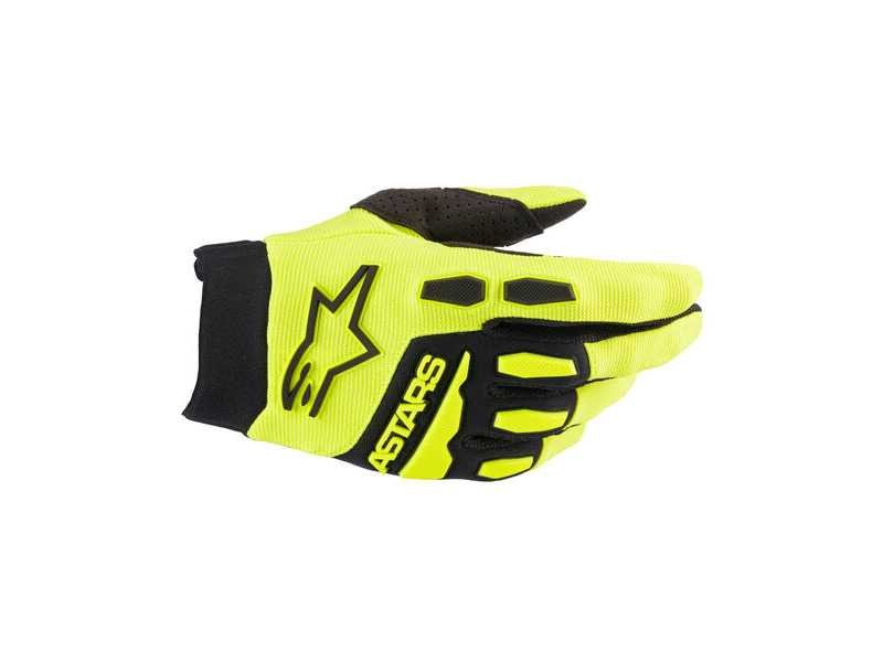 ALPINESTARS Full Bore Gloves - Yellow Fluo Black click to zoom image