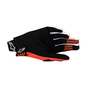 ALPINESTARS Techstar Gloves - Black Hot Orange click to zoom image