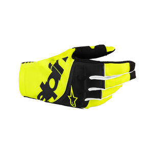 ALPINESTARS Techstar Gloves - Black Yellow Fluo 