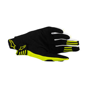 ALPINESTARS Techstar Gloves - Black Yellow Fluo click to zoom image