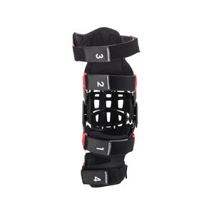 ALPINESTARS Bionic-10 Carbon Knee Brace Left - Black Red click to zoom image