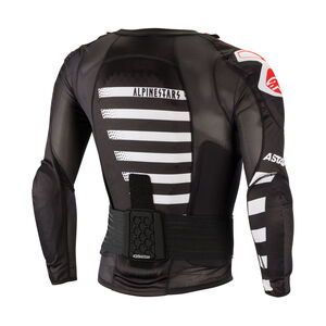 ALPINESTARS Sequence Protection Jacket - Long Sleeve - Black White Red click to zoom image