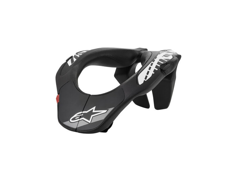 ALPINESTARS Youth Neck Support - Black White - One Size click to zoom image