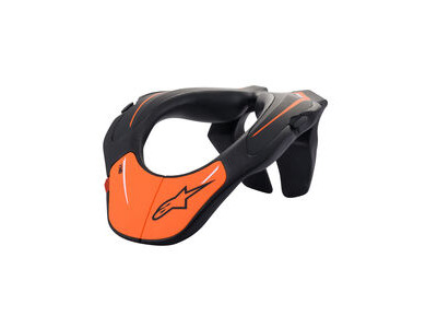 ALPINESTARS Youth Neck Support Black Orange - One Size