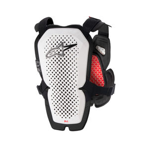 ALPINESTARS A-1 Pro Chest Protector - White Black Red click to zoom image