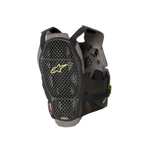 ALPINESTARS A-4 Max Chest Protector - Black Anthracite Yellow Fluo click to zoom image