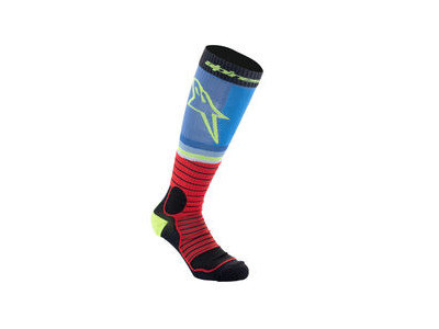 ALPINESTARS MX Pro Socks Black Red Light Blue