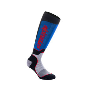 ALPINESTARS MX Plus Socks Black White Royal Blue 