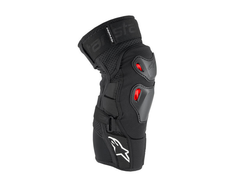 ALPINESTARS Bionic Pro Plasma Knee Protector - Black Red White click to zoom image